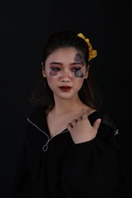 越南美女彩妆艺术图片素材