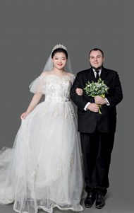 跨国情侣婚纱摄影图片素材