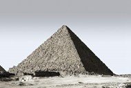 古埃及金字塔黑白图片下载
