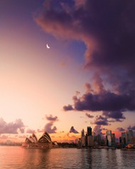 悉尼歌剧院城市天际线图片大全