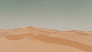 人迹罕至的沙漠高清图片
