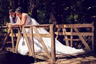 外国中年人婚纱写真图片