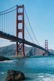 美国旧金山金门大桥写真高清图片