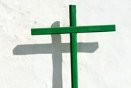 绿色十字架图片下载