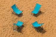 折叠沙滩椅高清图片