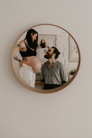 夫妻孕期生活照精美图片