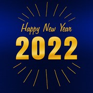 2022年新年快乐英文图片下载