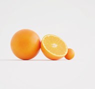 高清新鲜橙子图片