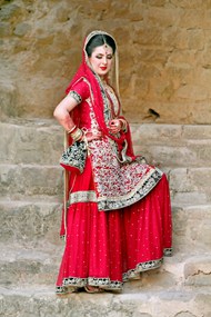 印度传统服饰美女图片大全