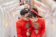 亚洲新婚情侣精美图片
