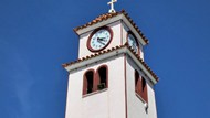 教堂钟楼古建筑高清图片