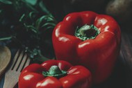 红色灯笼椒有机蔬菜图片下载