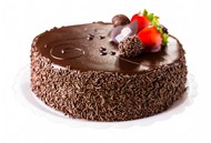 简易巧克力蛋糕精美图片