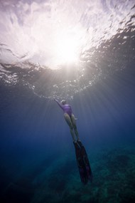 深海潜水极限运动精美图片