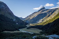 新西兰高山山脉景观图片大全