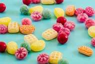 彩色糖果食物背景精美图片