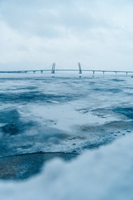 冰川冰湖桥图片大全