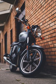 黑色豪华摩托机车精美图片