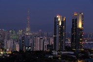 城市建筑高楼夜景图片下载