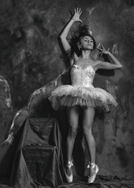 性感黑白芭蕾舞美女人体摄影高清图片