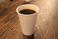 纸杯黑咖啡饮品精美图片