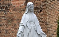 圣母玛利亚雕像图片下载