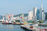 香港城市港口建筑高清图片