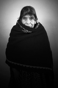 墨西哥老人黑白肖像精美图片