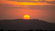 坦桑尼亚黄昏夕阳图片