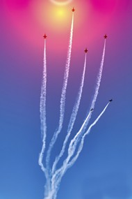 空军战机特技飞行队精美图片
