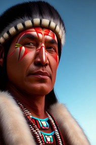 美洲印第安人肖像精美图片