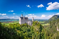 德国巴伐利亚新天鹅堡风景高清图片