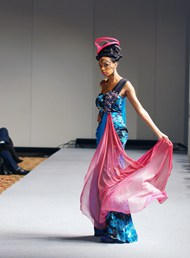 印度时尚T台走秀美女精美图片