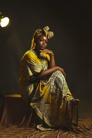 优雅美丽非洲黑人美女贵妇高清图片