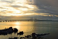 詹巴丹岛槟城大桥风景精美图片