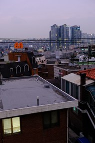 繁华都市城中村建筑高清图片