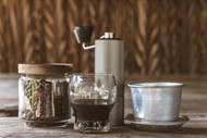 咖啡豆咖啡研磨器咖啡精美图片