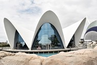 瓦伦西亚海洋馆建筑写真图片