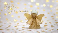 圣诞快乐天使小装饰图片下载