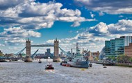英国伦敦桥建筑景观写真高清图片