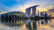 新加坡海湾花园建筑精美图片