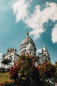 巴黎教堂建筑写真图片