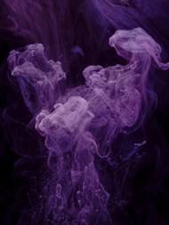 紫色烟絮状水彩艺术写真图片下载