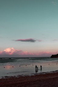 夏日黄昏巴厘岛海滩图片下载