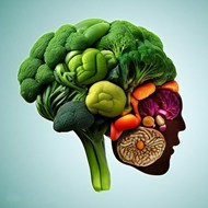 摆成大脑形状的蔬菜图片大全