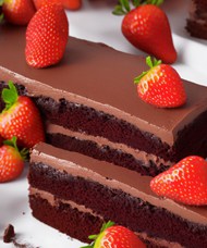 美味巧克力草莓蛋糕图片大全