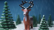 圣诞节驯鹿工艺品图片下载