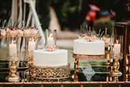 婚宴白色奶油蛋糕图片