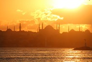 黄昏伊斯坦布尔建筑写真精美图片
