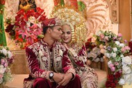 东南亚传统服饰婚纱照精美图片
